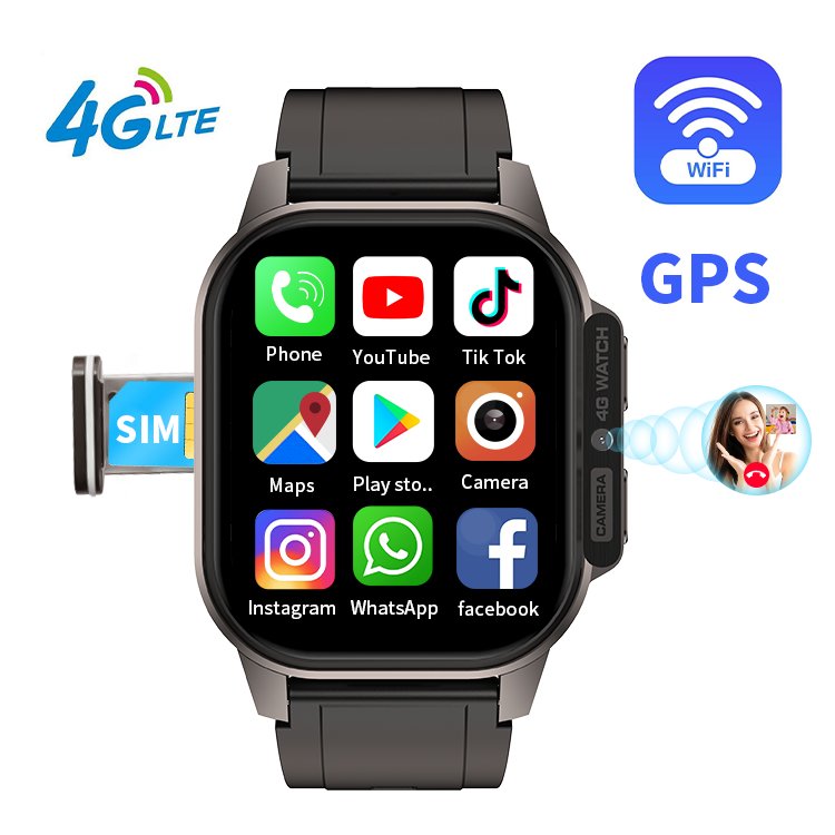 New DM62 Ultra Max Support 4G Network with Sim Card smartwatch Android System GPS App Download Independent Call S8 Smart Watch